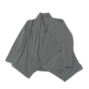 Harper Canyon Womens Size XL (14/16) Heather Gray Wrap Sweater Cardigan Jacket